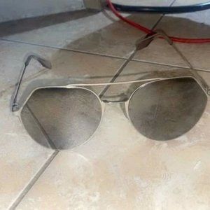 Gun Metal Aviator Sunglasses